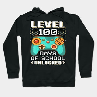 100 Days School Video 100th Day Teacher Student Kids Hoodie